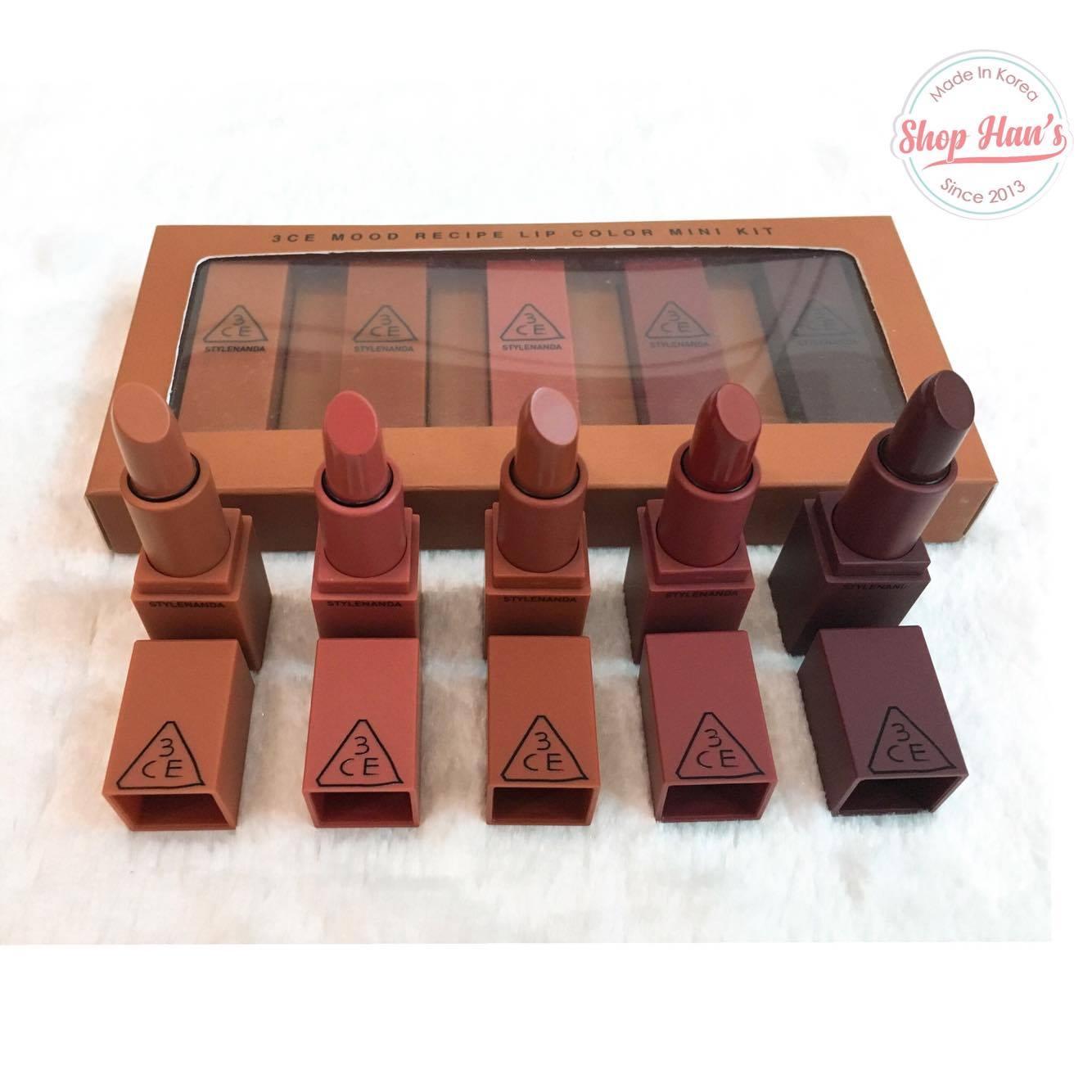 3CE MOOD RECIPE LIP COLOR MINI KIT