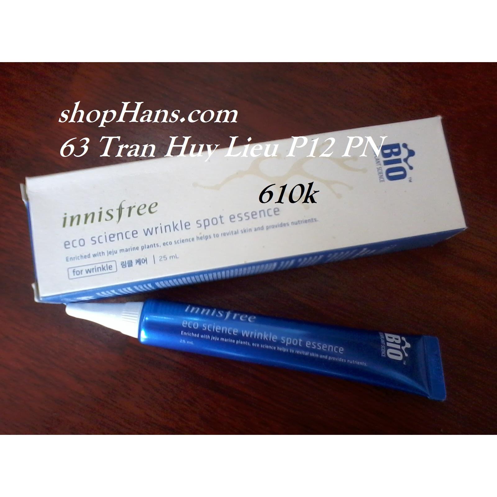 Tinh chất dưỡng trị nếp nhăn Eco Science Wrinkle Spot Essence 25ml