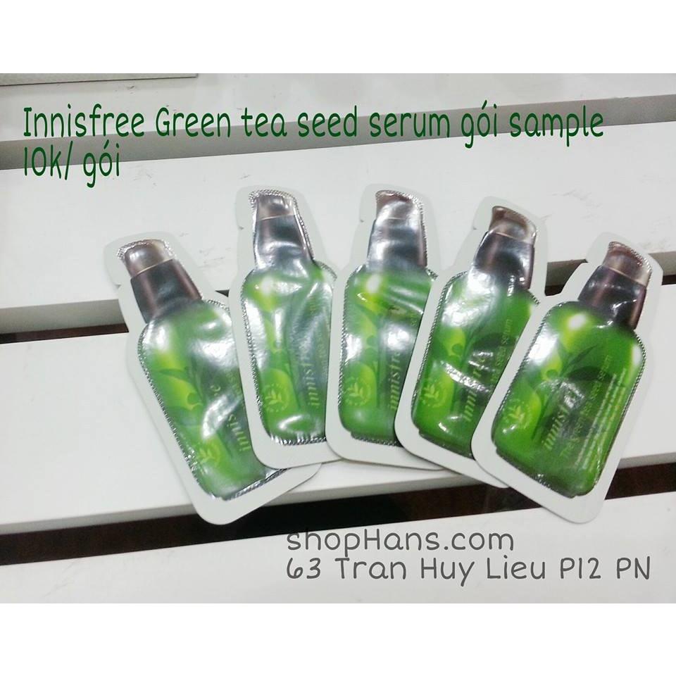 Innisfree Green tea seed serum sample gói