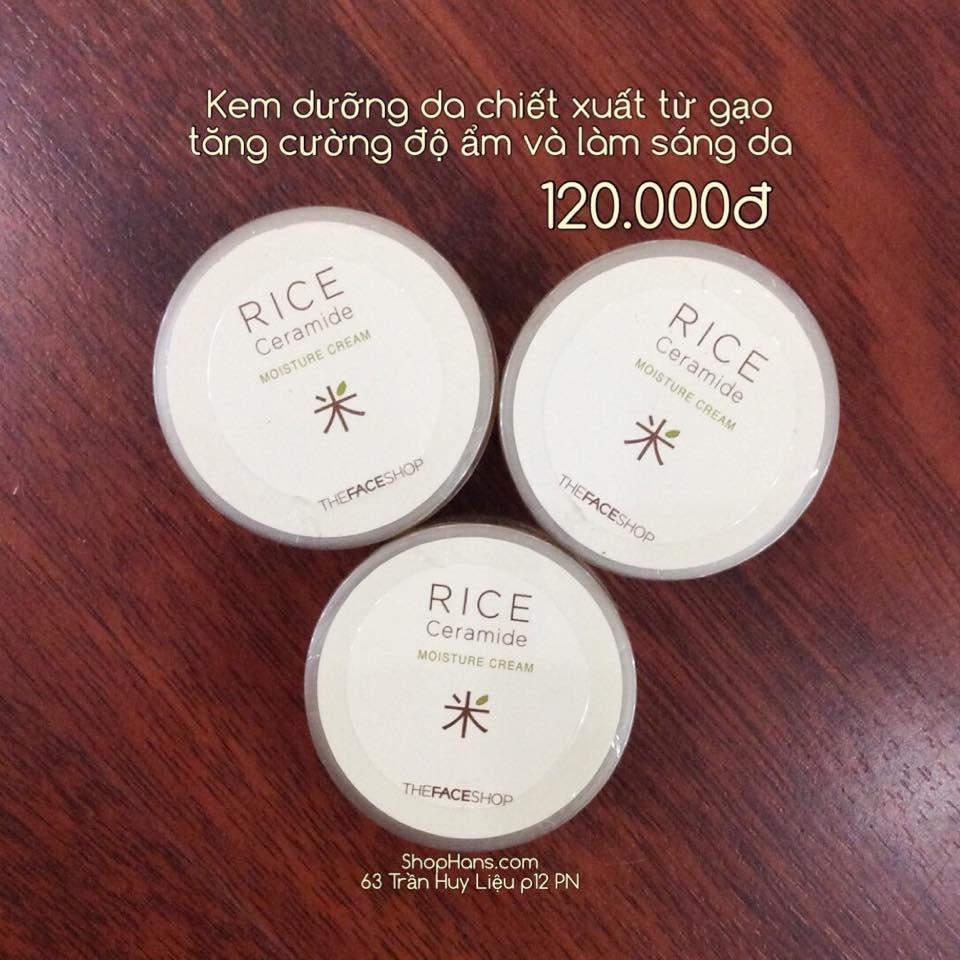 The Face Shop- Rice & Ceramide moisture cream 45ml