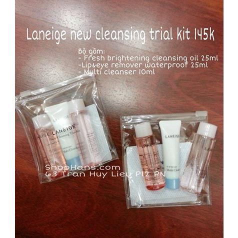 Laneige new cleansing trial kit 3items