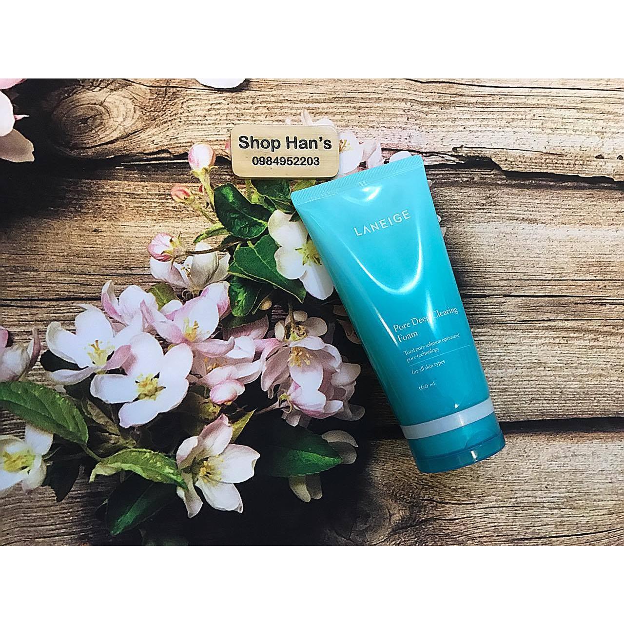 Sữa Rửa Mặt Dành Cho Da Dầu  Laneige Pore Deep Cleansing Foam