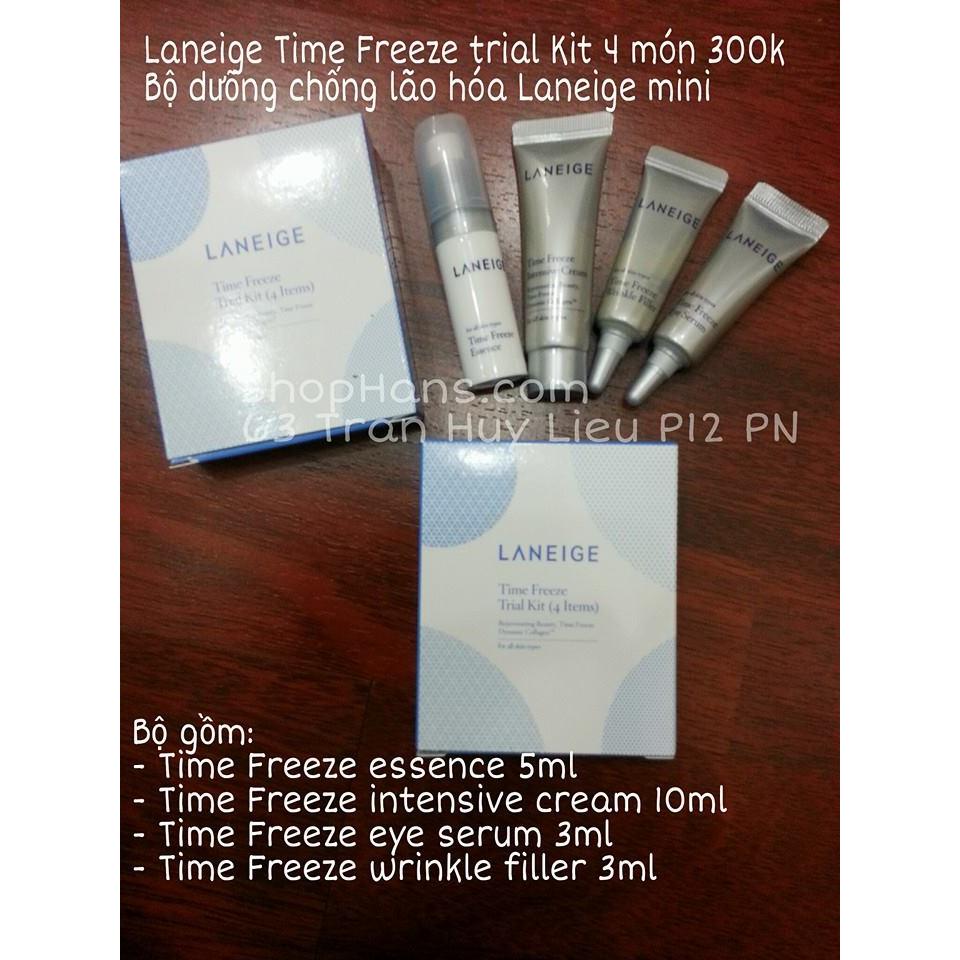 Laneige time Freeze kit 4 items