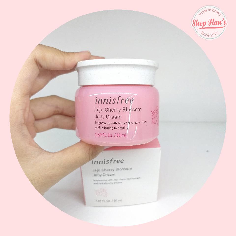 Kem Dưỡng Dạng Gel Chiết Xuất Hoa Anh Đào Innisfree Jeju Cherry Blossom Jelly Cream 50ml