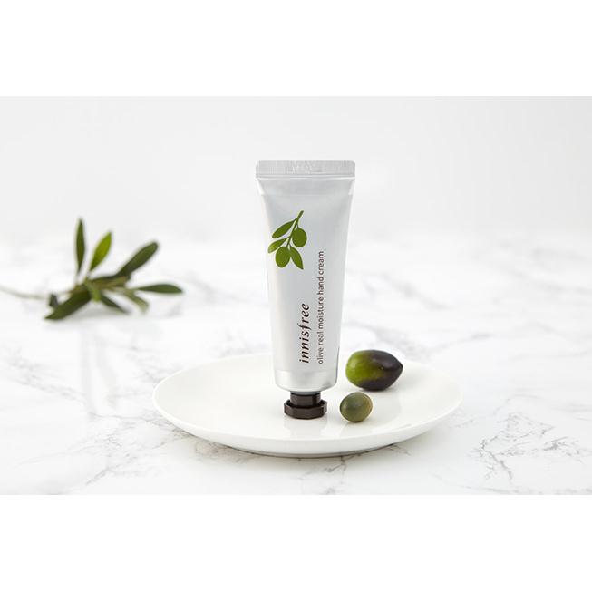 Kem Dưỡng Da Tay Chiết Xuất Oliu Innisfree Olive Real Moisture Hand Cream