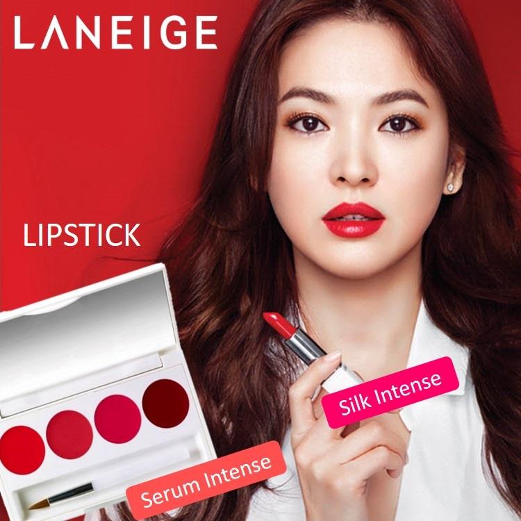 Silk intense lipstick 4 color lip palette