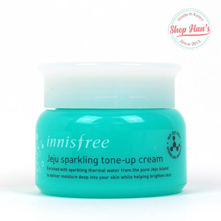 Kem Dưỡng Trắng Da Innisfree Jeju Sparkling Tone Up Cream