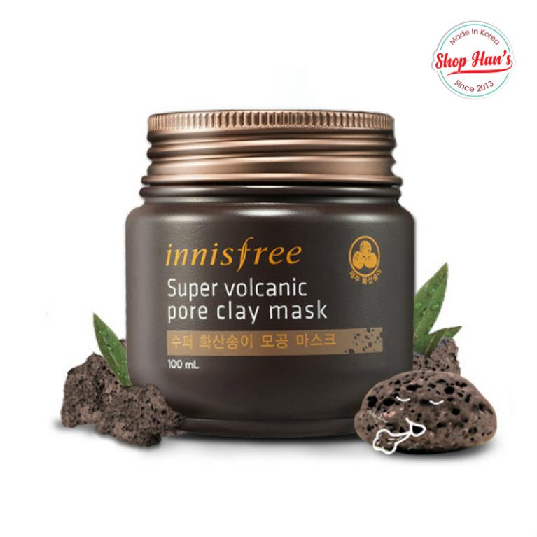 Mặt Nạ Tro Núi Lửa  Innisfree Volcanic Pore Clay Mask