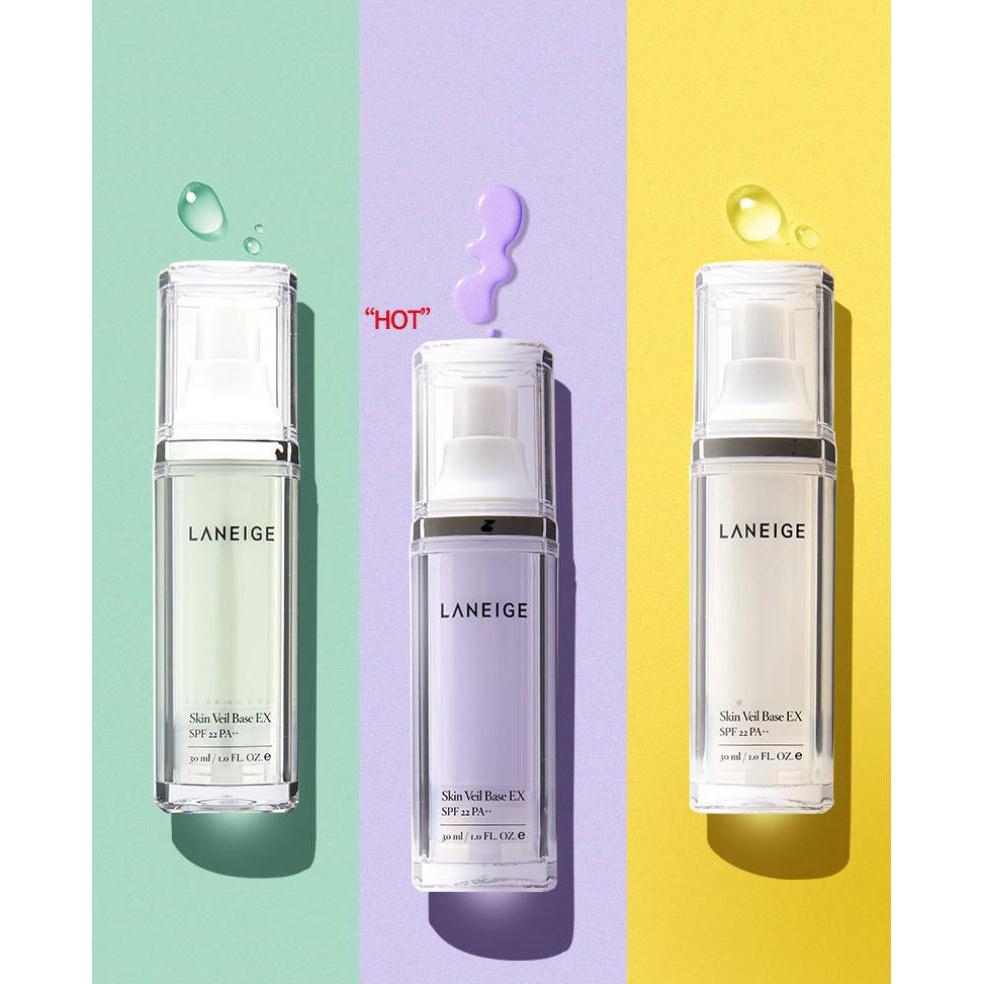 KEM LÓT CHE PHỦ KHUYẾT ĐIỂM LANEIGE SKIN VEIL BASE EX SPF 22 PA++