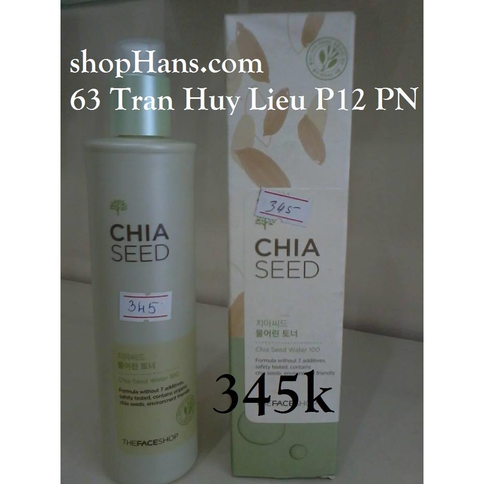 Nước hoa hồng Chia Seed Watery Toner 145ml