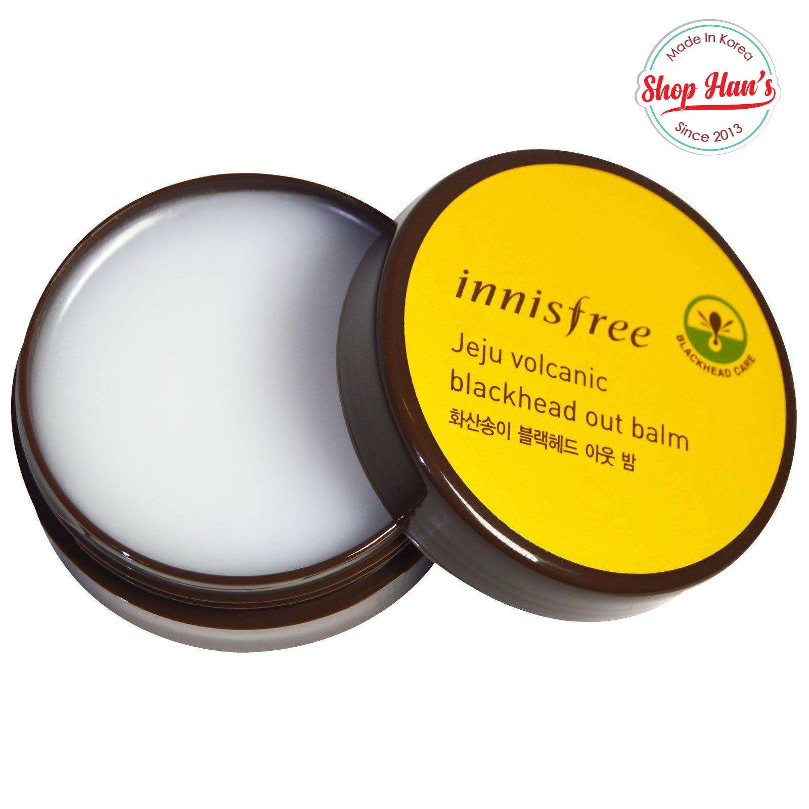 Sáp trị mụn đầu đen  Innisfree Jeju Volcanic Blackhead Out Balm