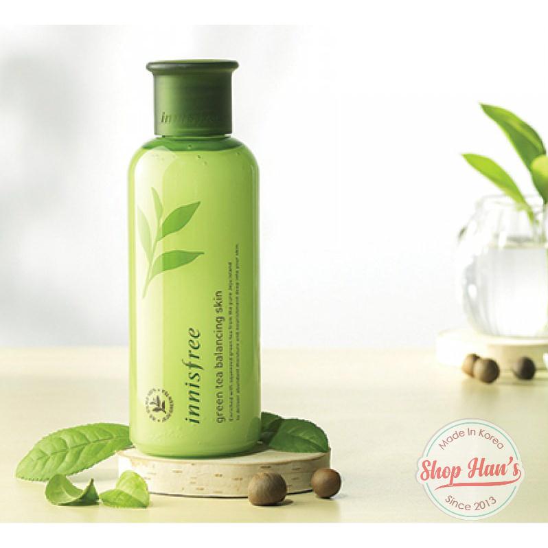 Nước Hoa Hồng Dành Cho Da Hỗn Hợp  Innisfree Green Tea Balancing Skin