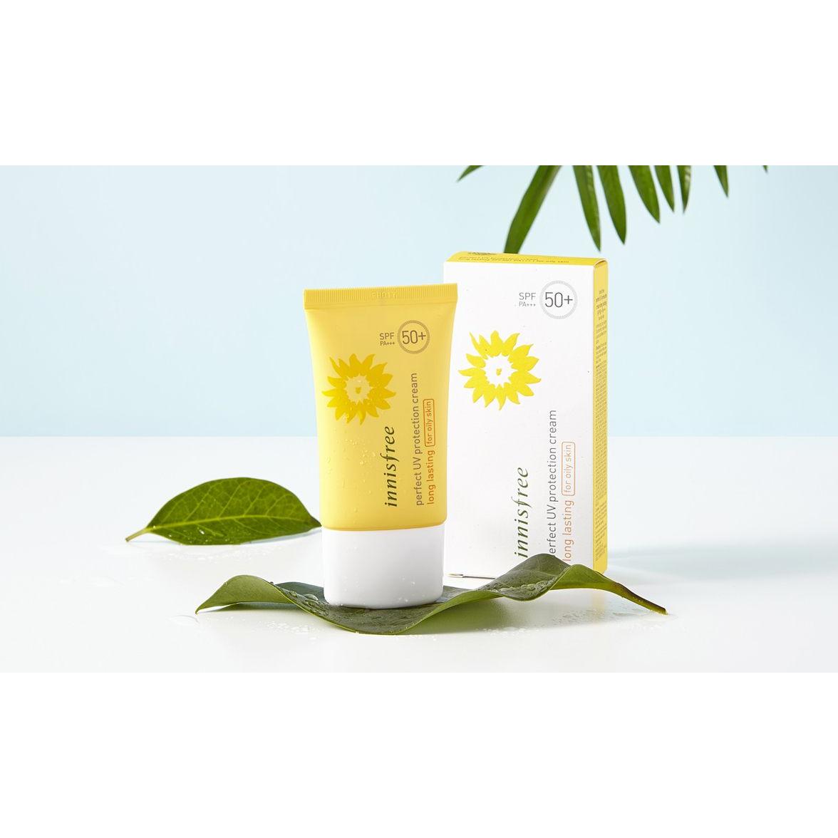 Kem Chống Nắng Innisfree  Perfect UV Protection Cream Long Lasting For Oily Skin