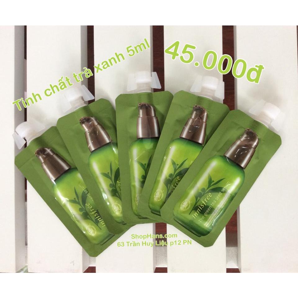 The Green Tea seed serum gói có nắp đậy 5ml
