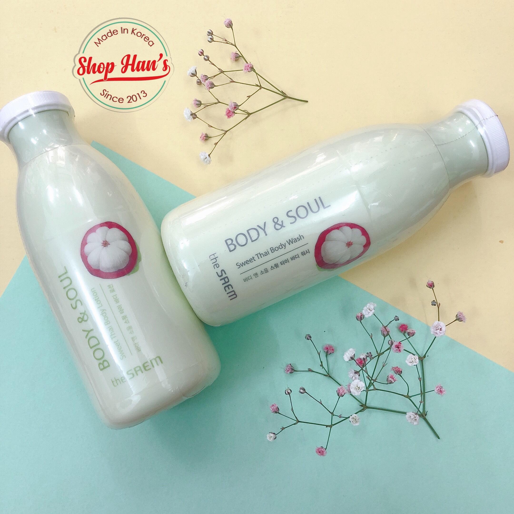 Sữa Tắm Hương Hoa THE SAEM Body & Soul Sweet Thai Body Wash 300 ml