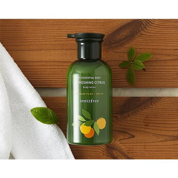 Sữa Tắm Dưỡng Da Innisfree My Essential Body Cleanser Hương Refreshing Citrus