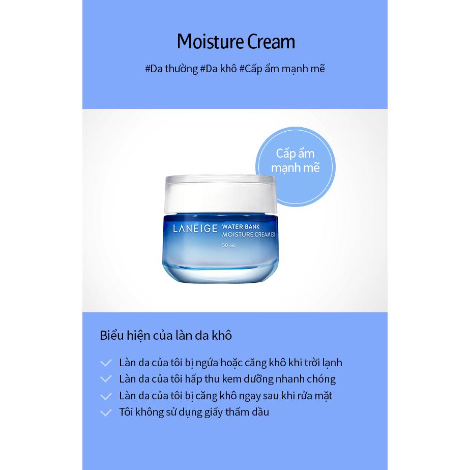 Kem Dưỡng Da Laneige Water Bank Moisture Cream EX (50ml)