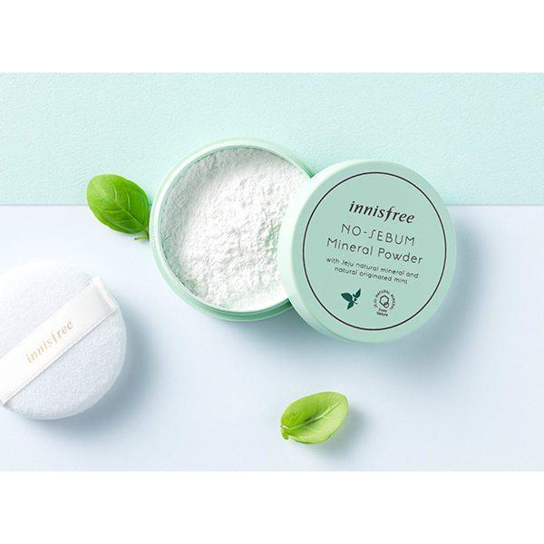 PHẤN PHỦ DẠNG BỘT INNISFREE NO-SEBUM MINERAL POWDER oppapro