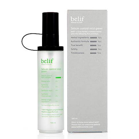 Xịt khoáng BELIF Sebum control mist green 100ml