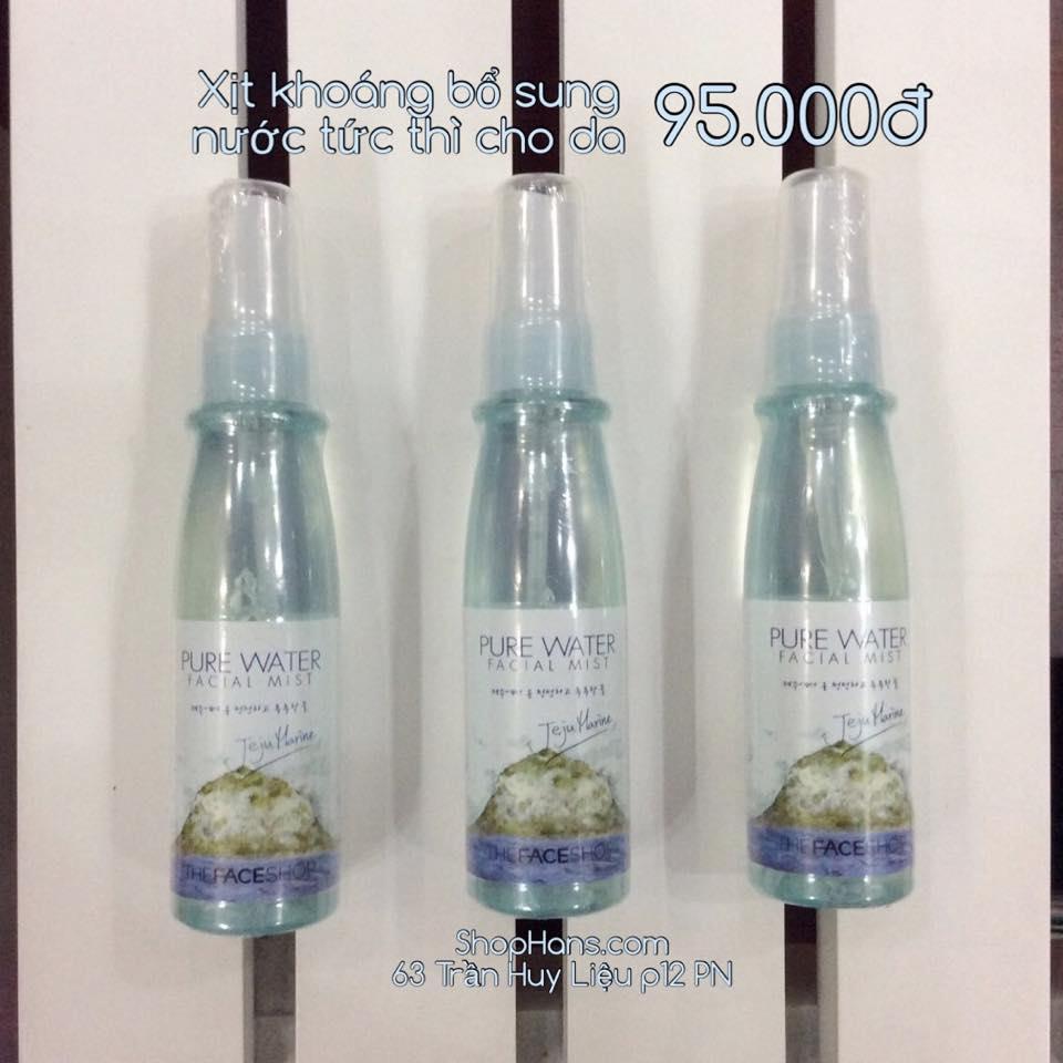 Xịt khoáng The Face Shop- Pure water Jeju mist