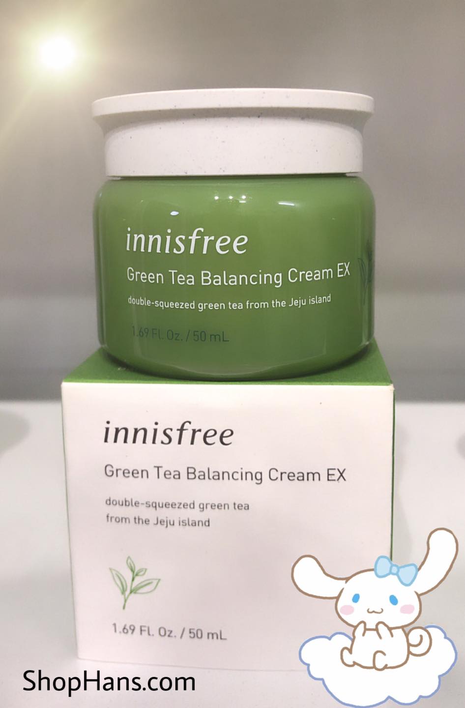 KEM DƯỠNG TRÀ XANH DÀNH CHO DA HỖN HỢP INNISFREE GREEN TEA BALANCING CREAM