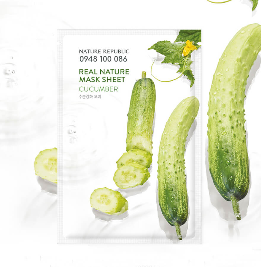 Mặt Nạ Giấy Nature Republic Real Nature Mask Sheet Cucumber