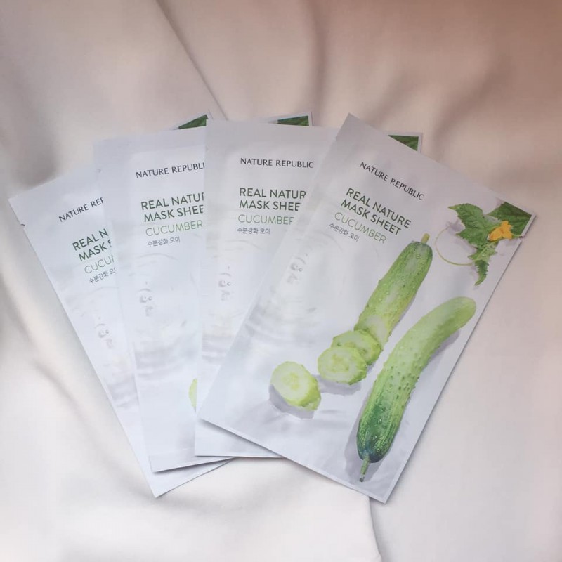 Mặt Nạ Giấy Nature Republic Real Nature Mask Sheet Cucumber