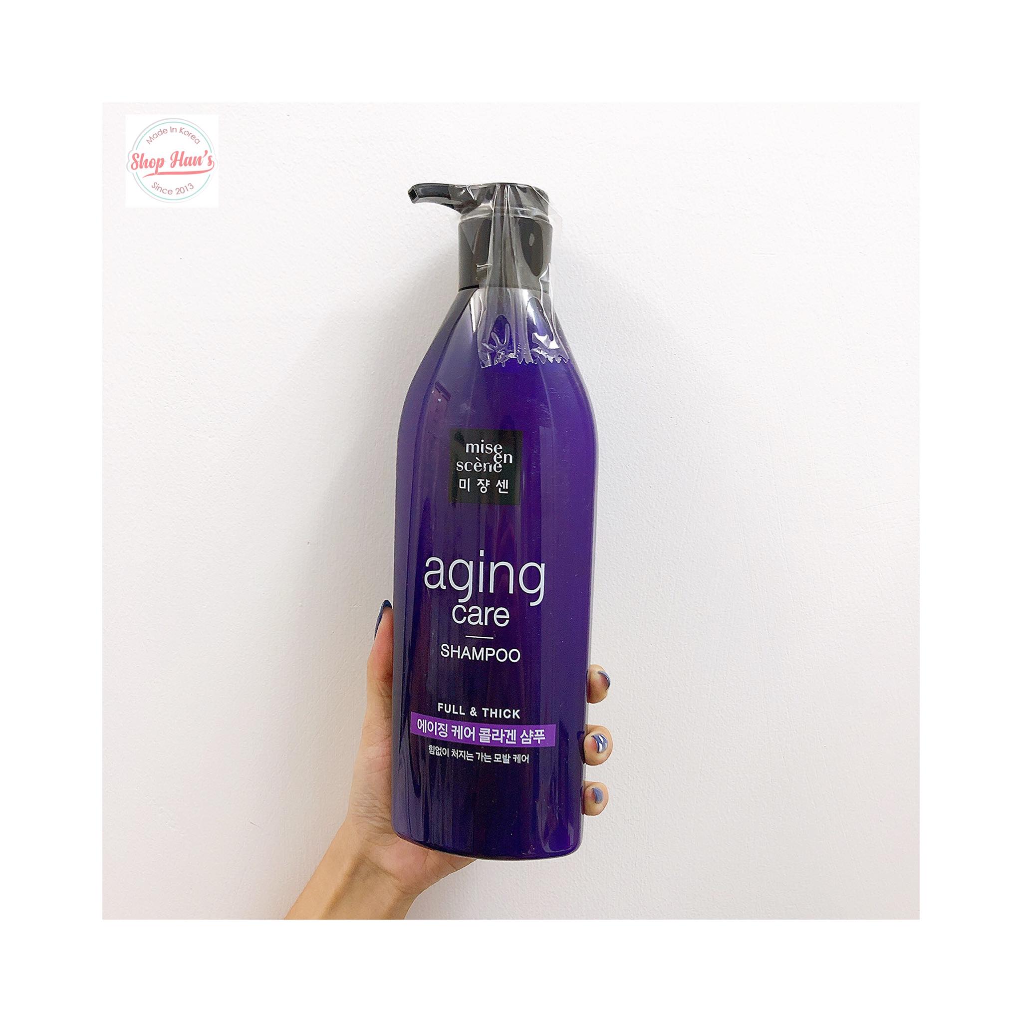 Dầu gội phục hồi và chống gãy rụng tóc Mise En Scene Aging Care Shampoo