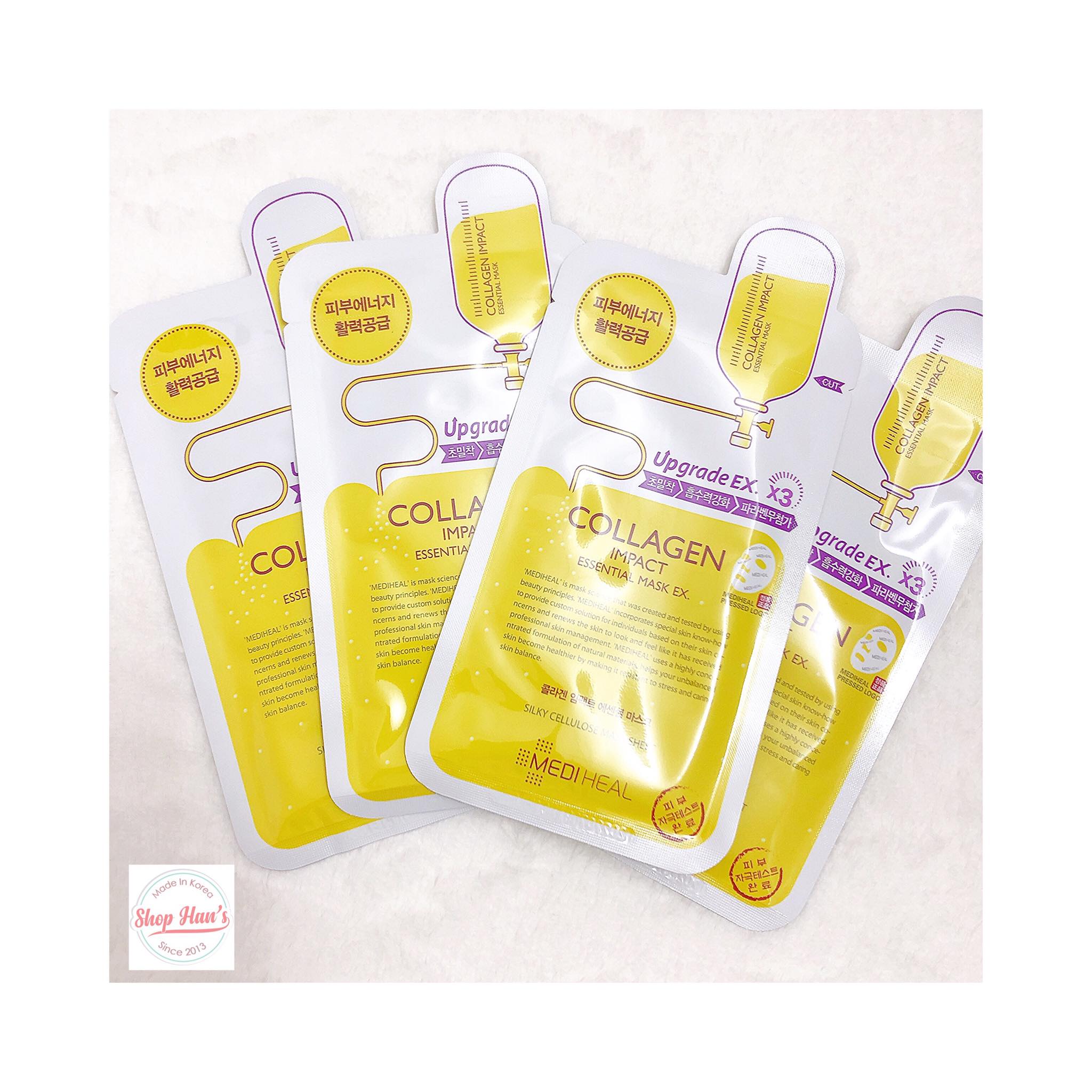 Mặt Nạ Ngăn Ngừa Lão Hóa Da Mediheal Collagen Impact Essential Mask EX