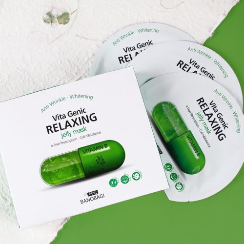 Mặt nạ giấy viên thuốc BNBG Vita Genic Relaxing Jelly Mask