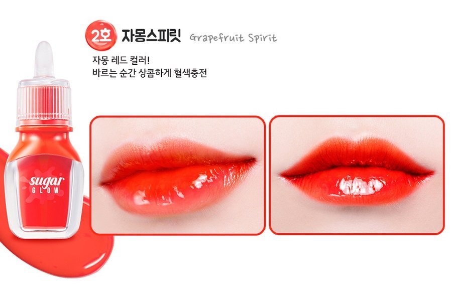 Combo Son tint giữ ẩm peripera sugar glow tint + Son dưỡng innisfree canola honey lip balm