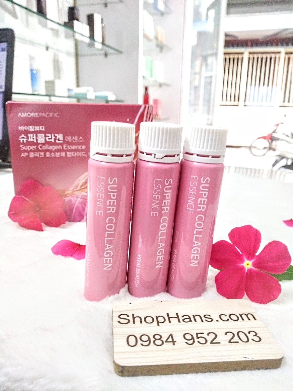 Nước uống collagen đẹp da SUPER COLLAGEN ESSENCE Vital Beautie 25ml x 5 chai