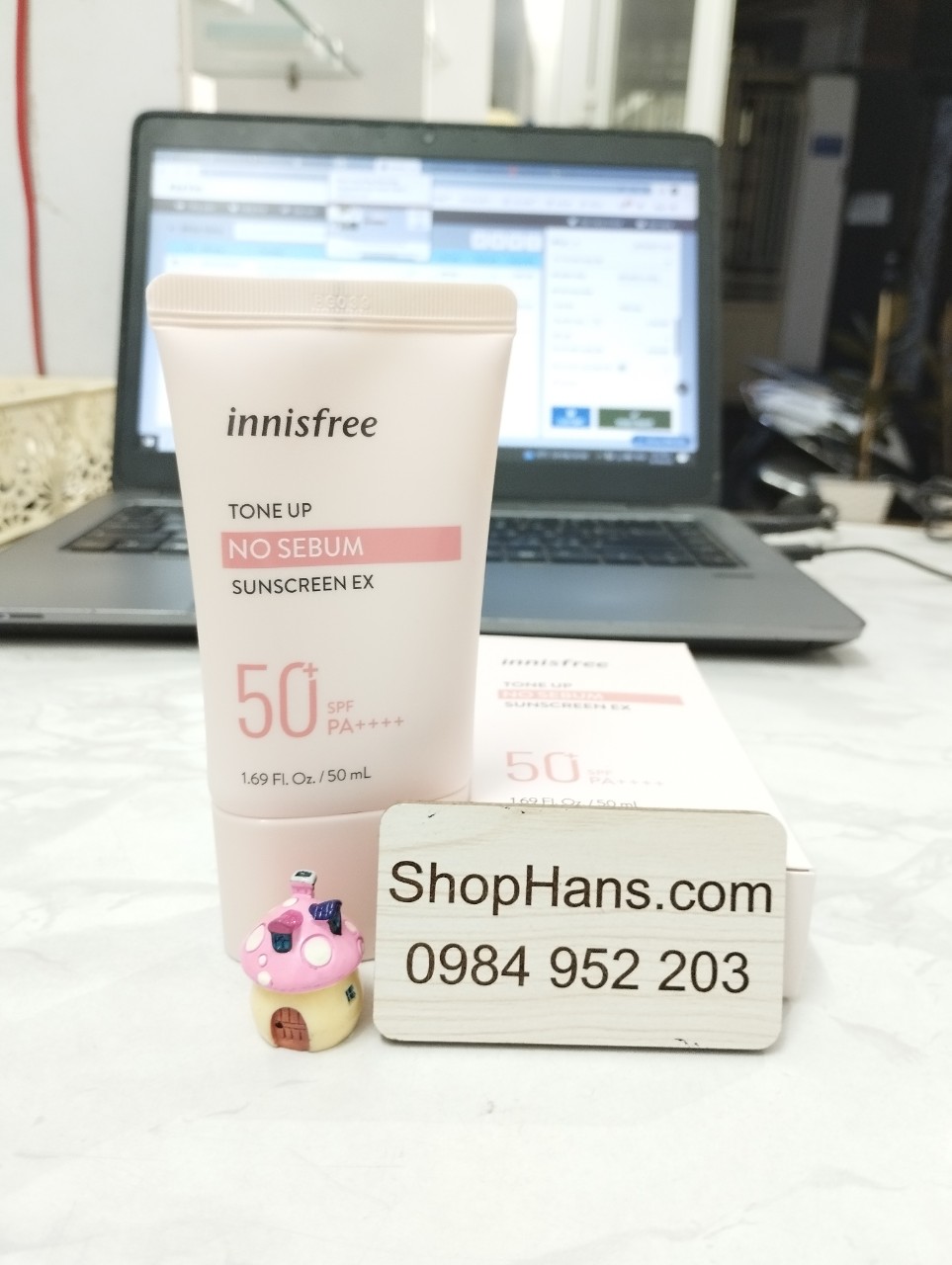 Kem chống nắng INNISFREE tone up  no sebum sunscreen ex