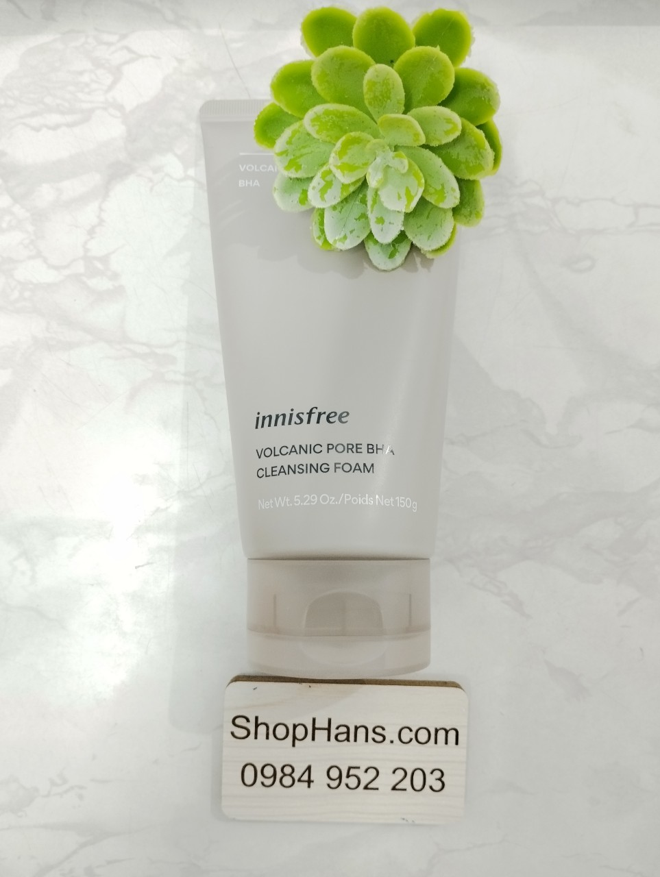 Sữa rửa mặt kiểm soát dầu thừa Innisfree volcanic pore bha cleansing foam 150g