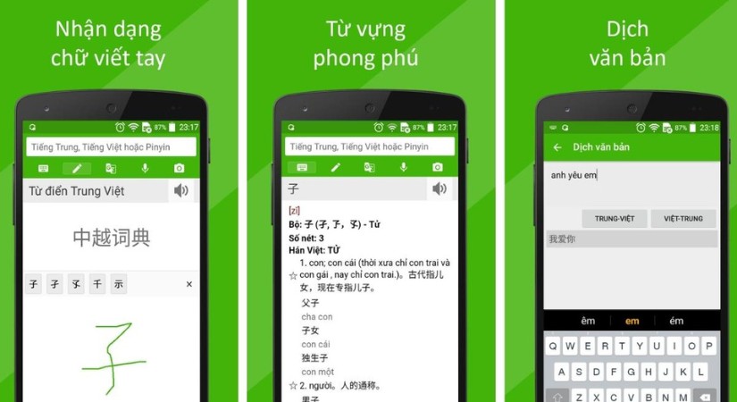 App Dịch Tiếng Trung