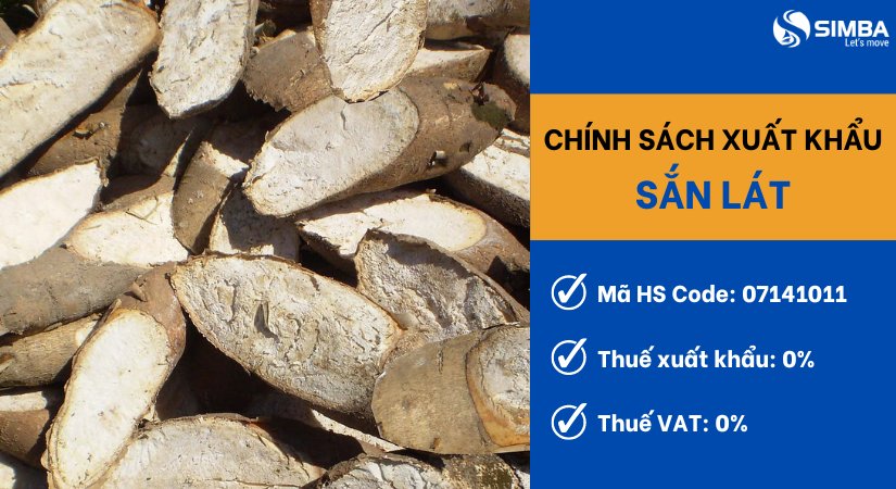 Thủ tục xuất khẩu sắn lát chi tiết