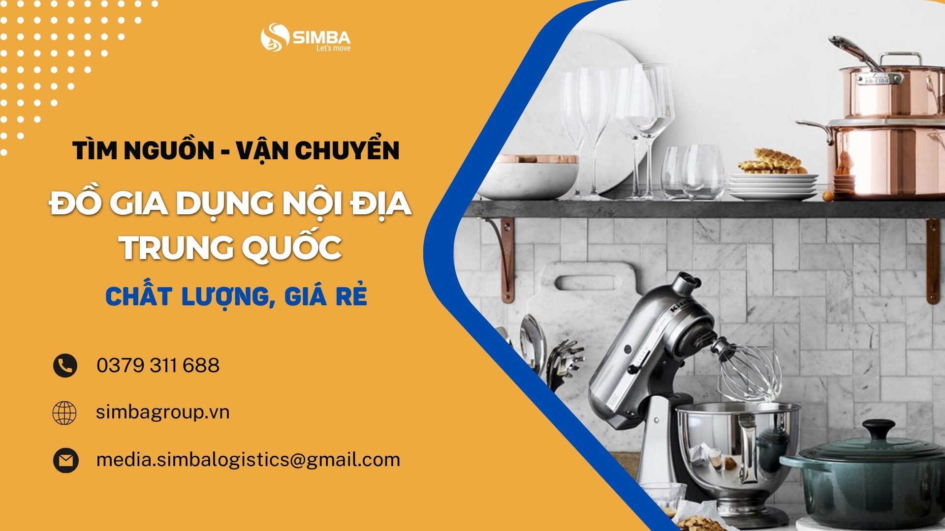 Simba Đơn vị vận chuyển đồ gia dụng nội địa Trung Quốc về Việt Nam uy tín hàng đầu hiện nay