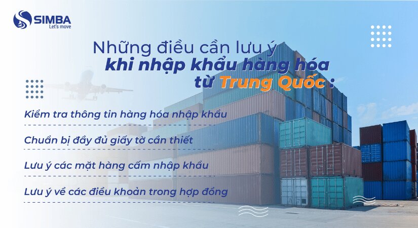 Những điều cần lưu ý khi nhập khẩu hàng hóa từ Trung Quốc