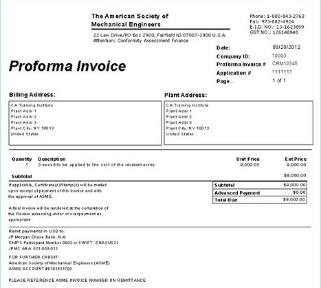 Proforma invoice là gì?