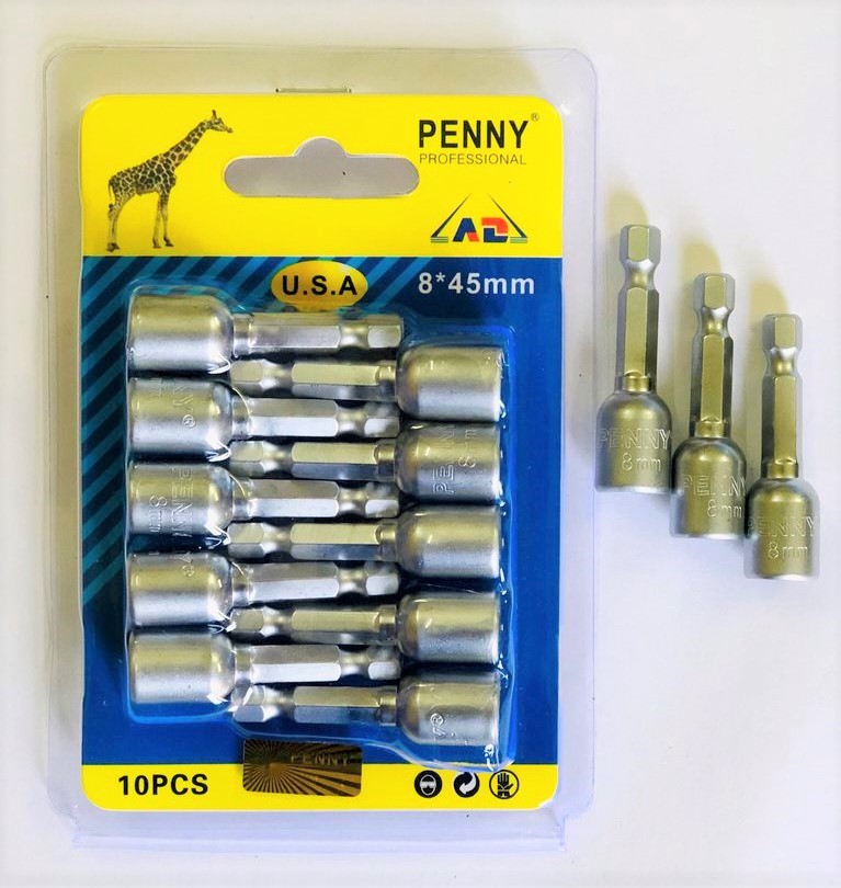 Đầu bắn tôn 8mm có từ tính Penny