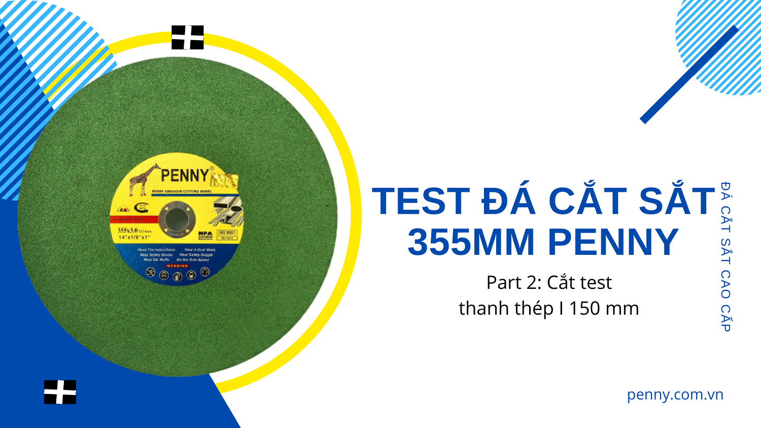 Cắt Test Đá Cắt Sắt 350 mm Loại Tốt