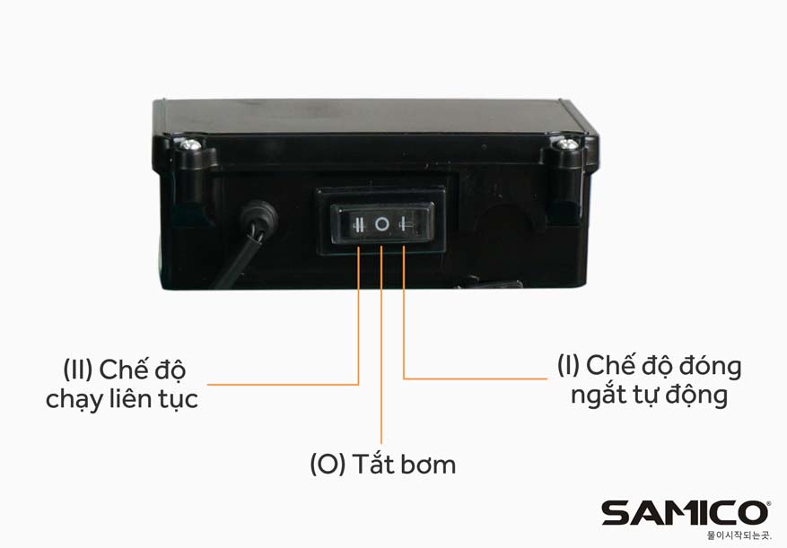 Hướng dẫn sử dụng máy bơm tăng áp ly tâm Samico SM 410EA
