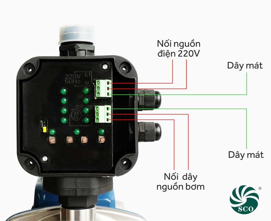 Hướng dẫn sử dụng rơ le máy bơm tự ngắt chống cạn SCO KG1