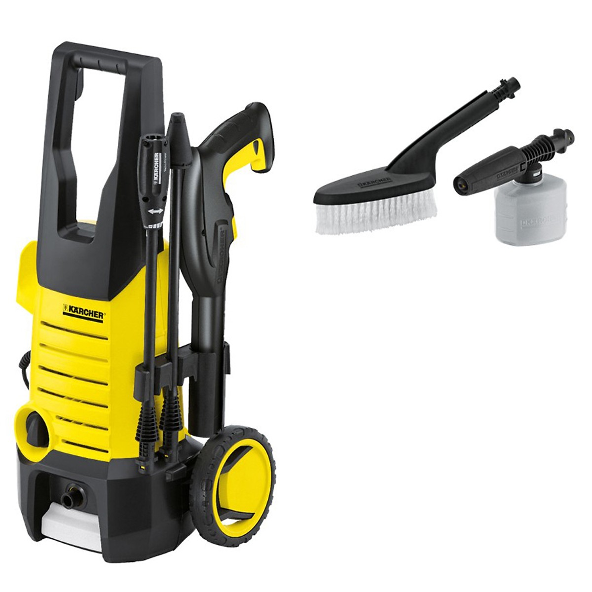 Máy Phun Rửa Áp Lực Cao Karcher K 2360 - Tặng Bộ Đầu Chà Và Bình Xịt