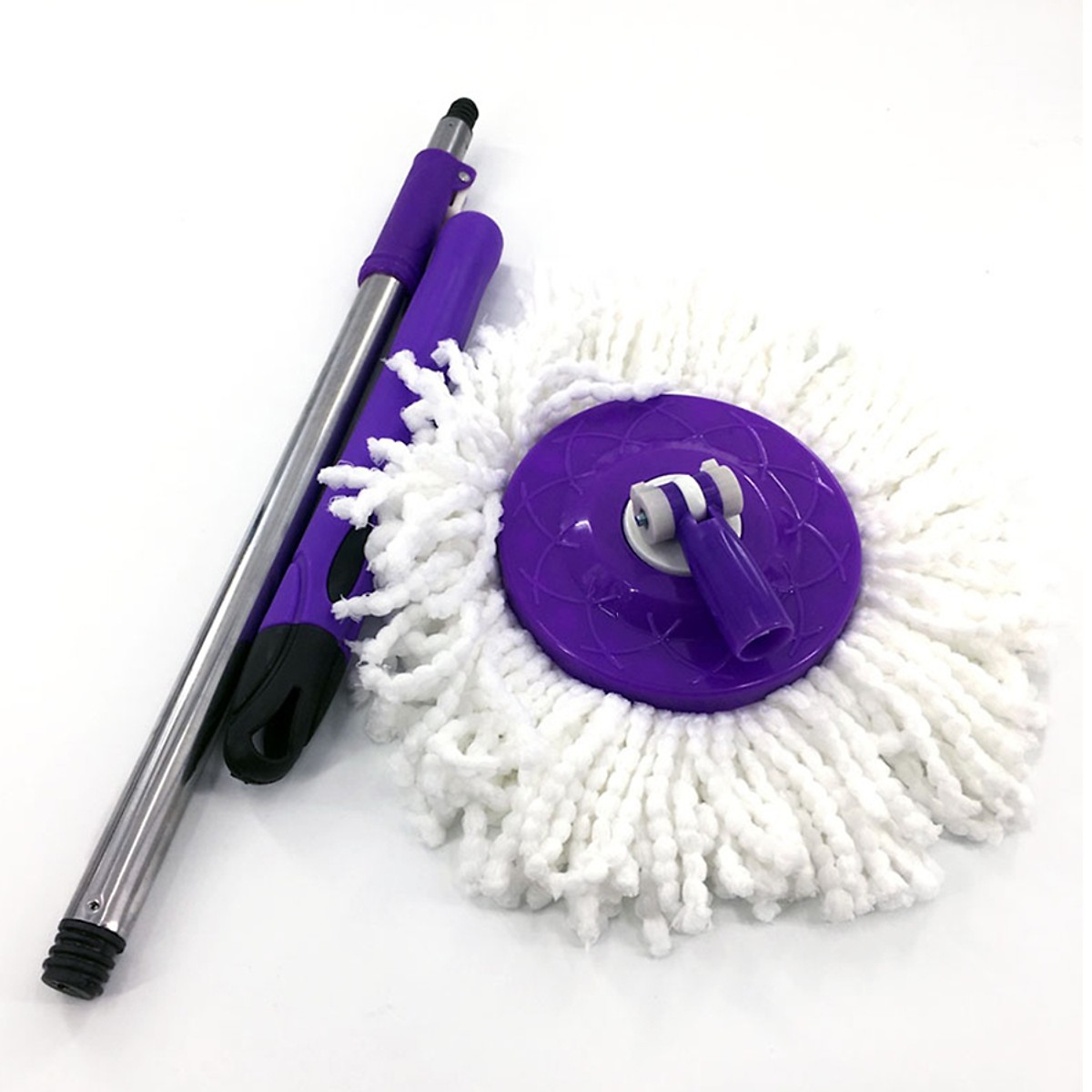 Bộ Lau Nhà 360 Độ X17 Cây Nhựa Vati - Tím