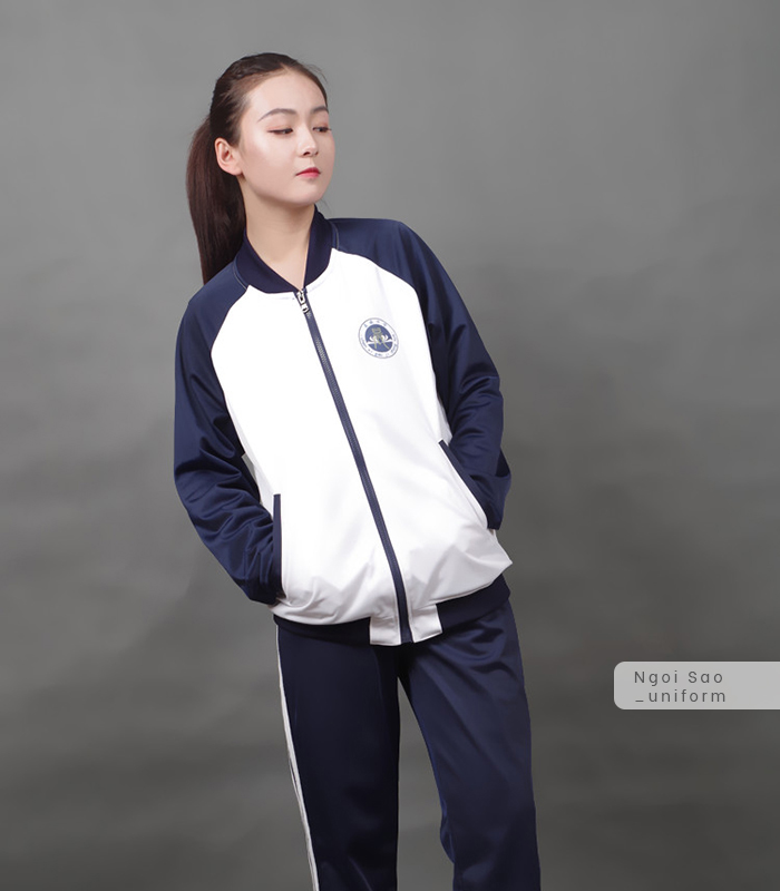 Áo Khoác Đồng Phục Học Sinh Cấp 3 Dpc3-0054 Đồng Phục Ngôi Sao