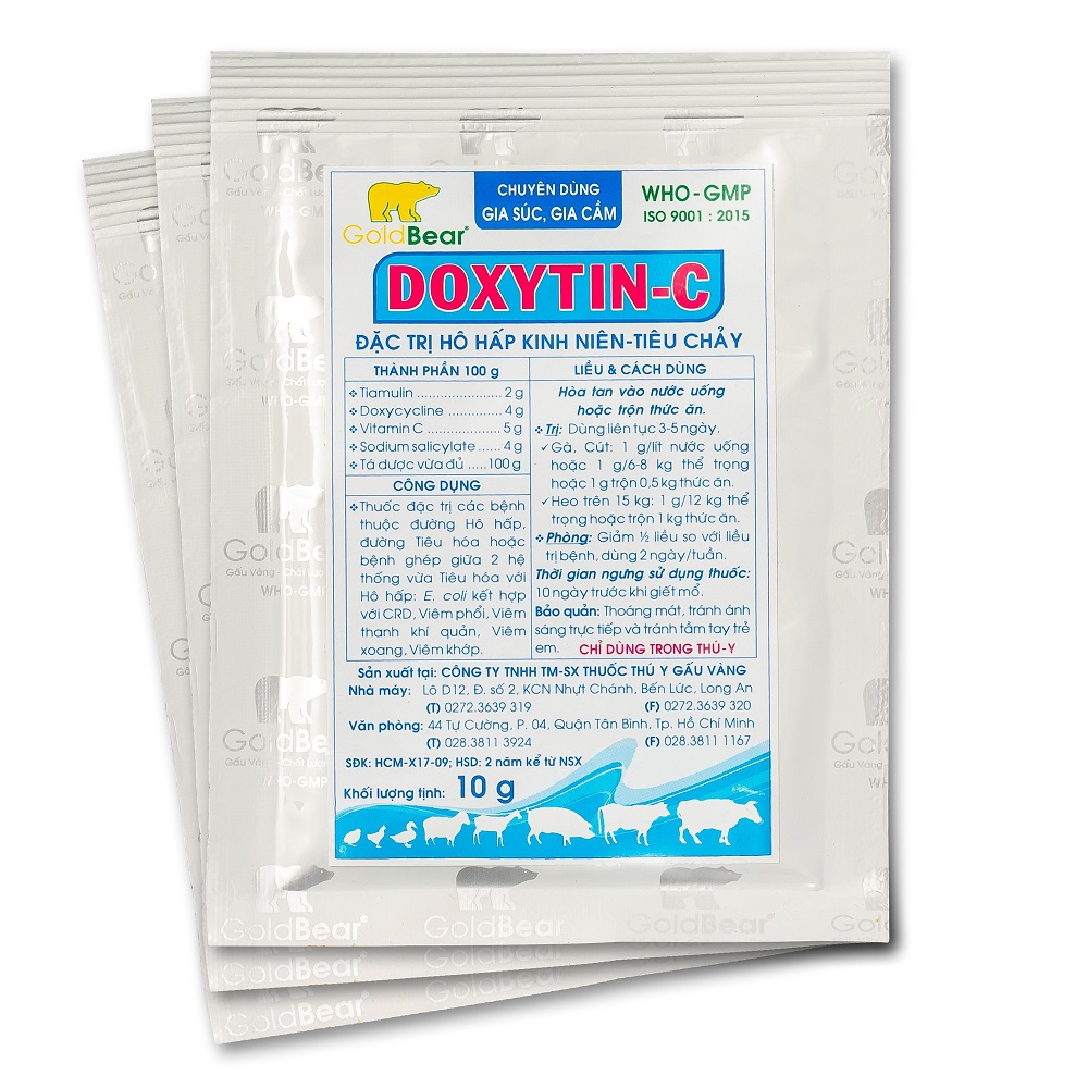 Rx-DOXYTIN-C (10 G/GÓI)-Thuốc kê đơn