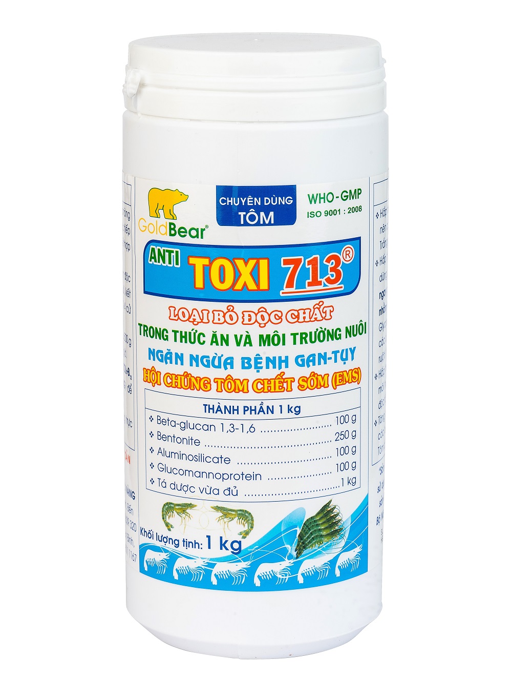 ANTI TOXI 713 (1 KG/LON) TÔM