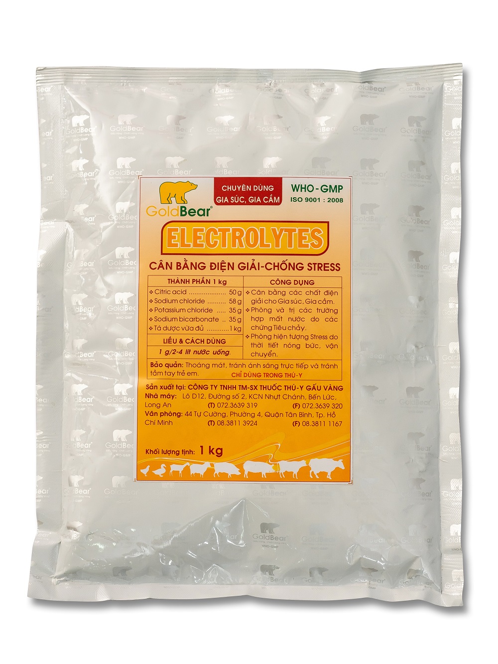 ELECTROLYTES (1 KG/GÓI)