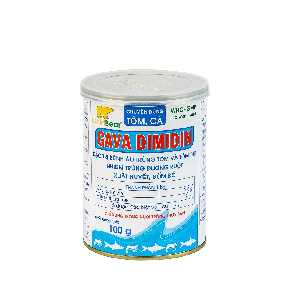 GAVA DIMIDIN (100 G/LON) TÔM, CÁ